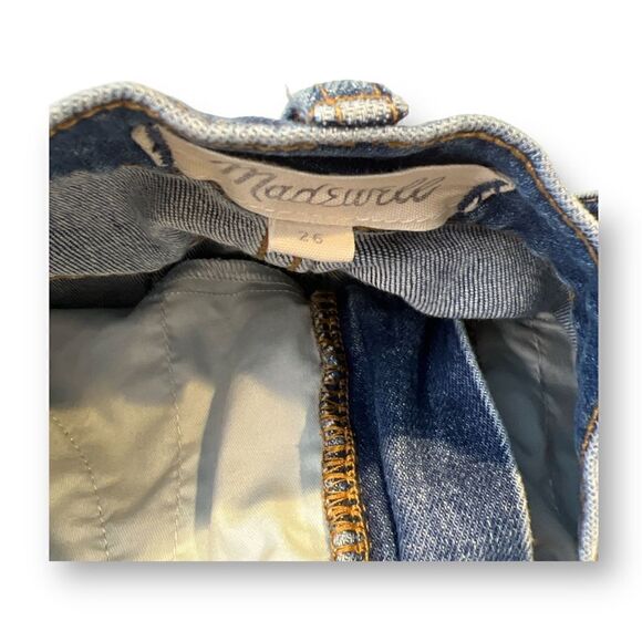 Madewell Denim Jean Distressed Shorts Size 26 - Picture 3 of 4
